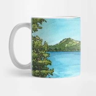 Jordan Pond in Acadia National Park Mug